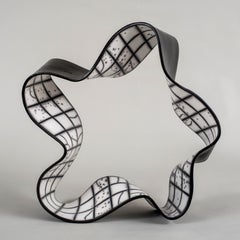 Contemporary Black and White Ceramic Sculpture