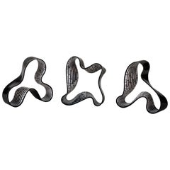 Contemporary Black and White Ceramic Sculpture