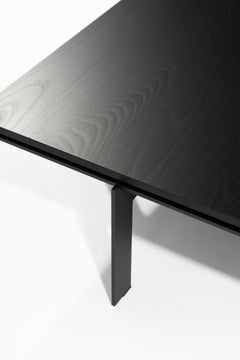 Contemporary Black Ashwood Side Table, Joined S34.4 by Barh