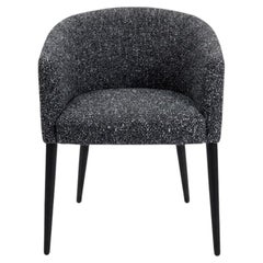 Contemporary Black Blur Dining Chair Utopía