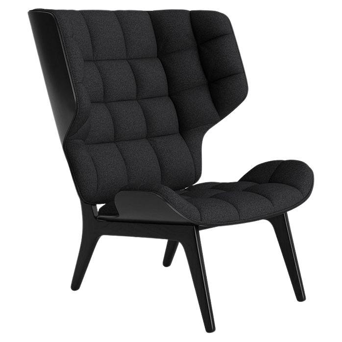 Contemporary Black Chair 'Mammoth' by Norr11, Hallingdal 180