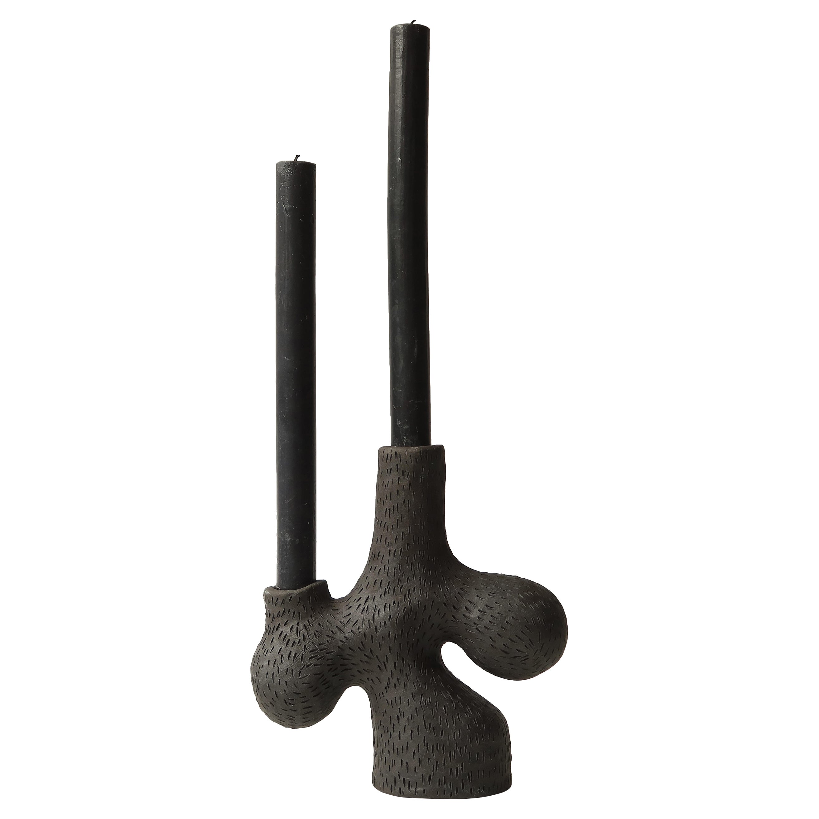 Candelabro contemporáneo Black Forest 01 hecho a mano por Jan Ernst
