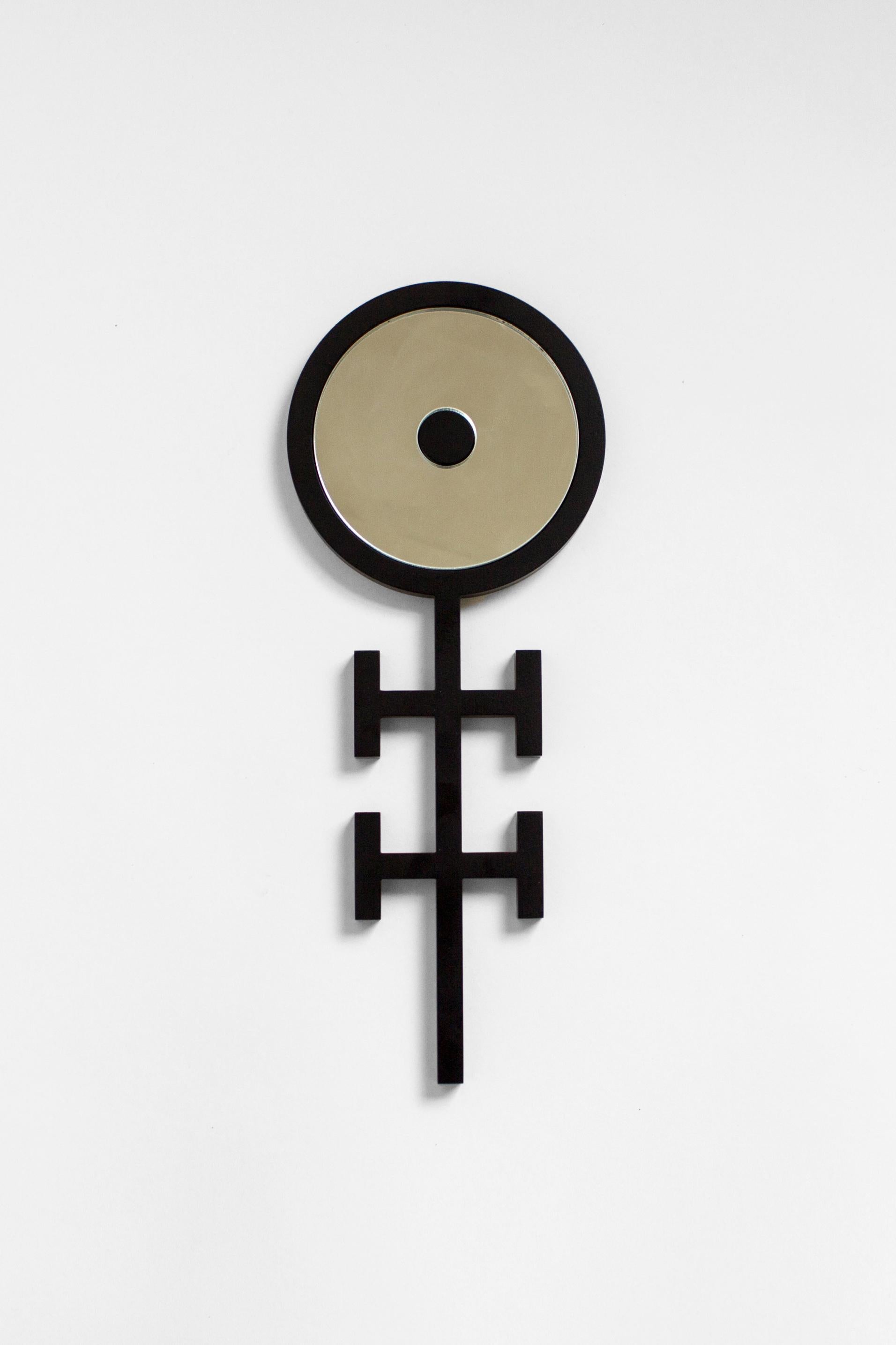 Modern Ankh AIR Hand Mirror by Material Lust, 2014 For Sale