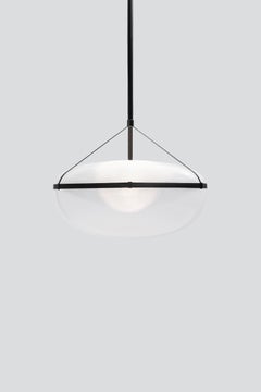 Lámpara Colgante Contemporánea Negra 'Iris 60', B/A