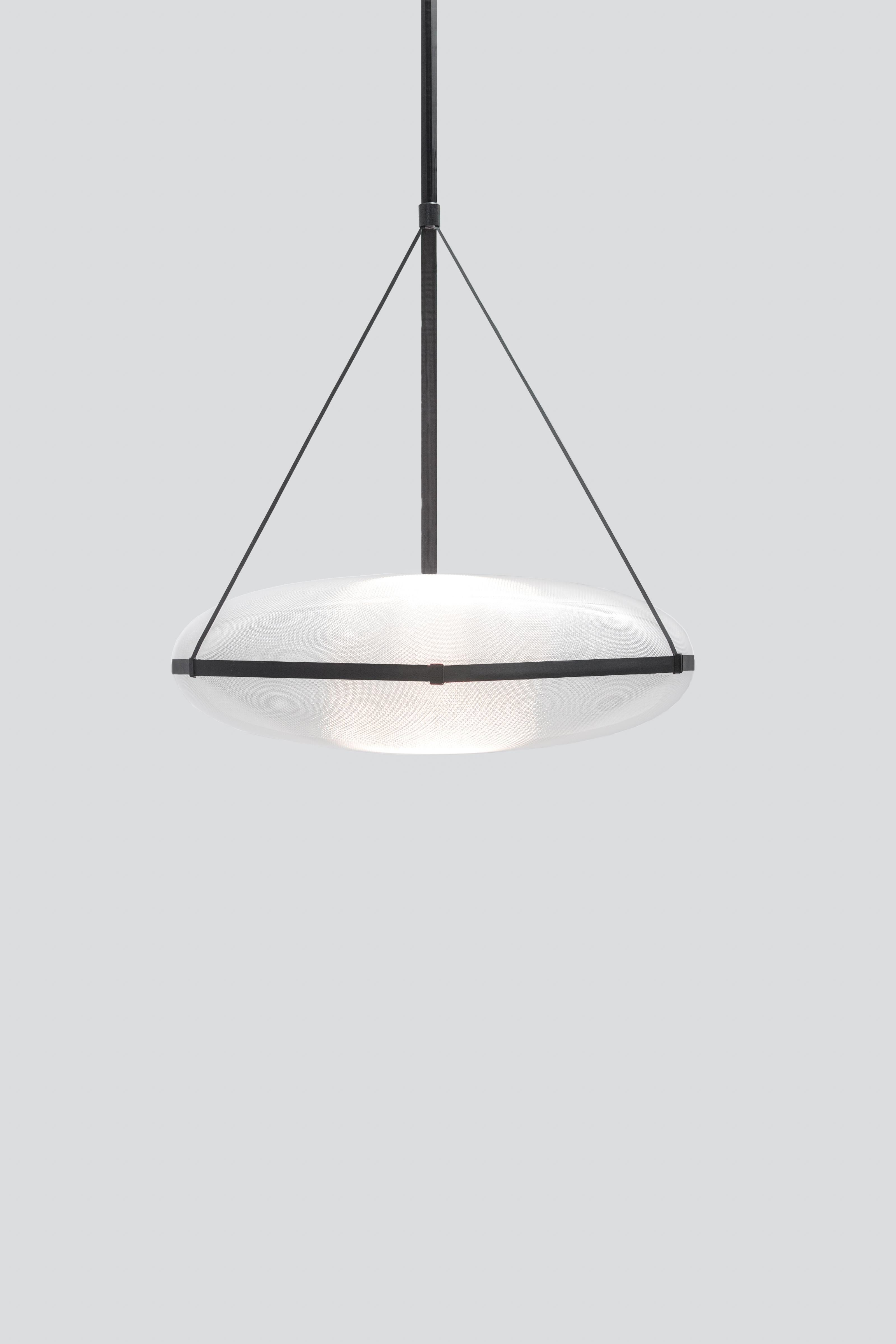 Organic Modern Contemporary Black Pendant Lamp 'Iris 60', B/B For Sale