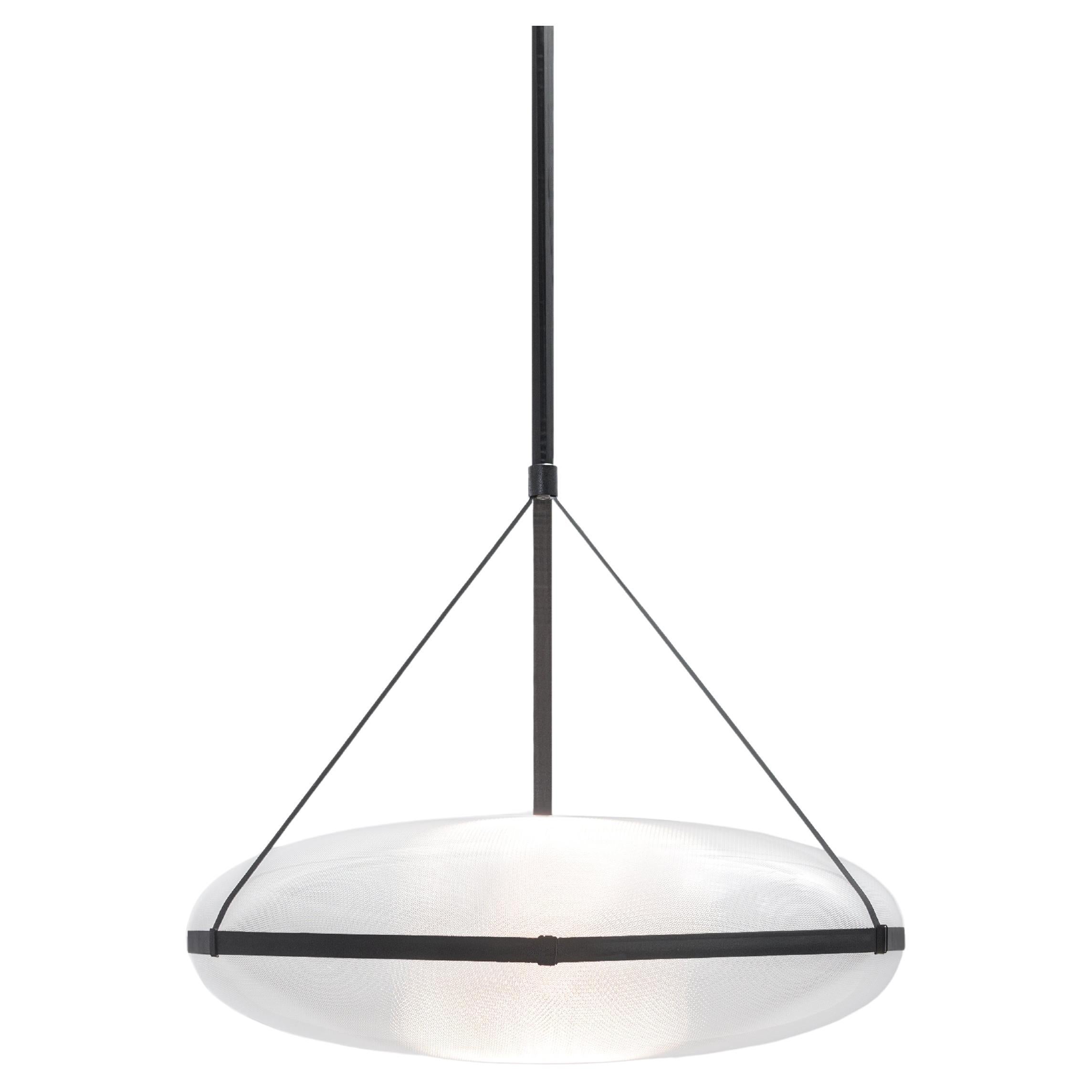 Contemporary Black Pendant Lamp 'Iris 60', B/B For Sale