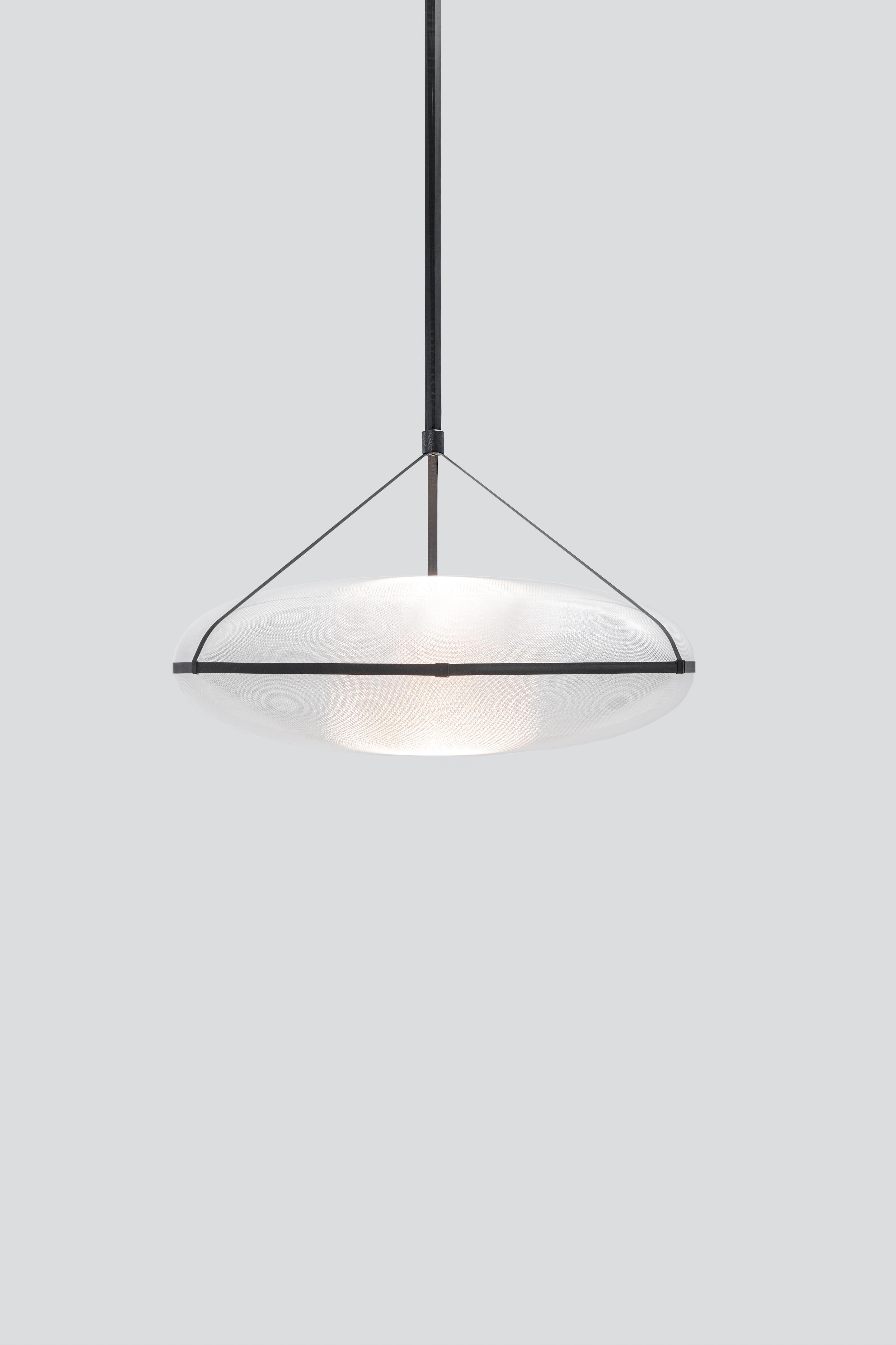 Contemporary Black Pendant Lamp 'Iris', B/B For Sale 6