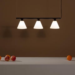 Contemporary Black Pendant Lamp 'Probe' by AGO x Big-Game