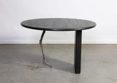 Modern Black Round Dining Table, Treebone by Jesse Sanderson for WDSTCK