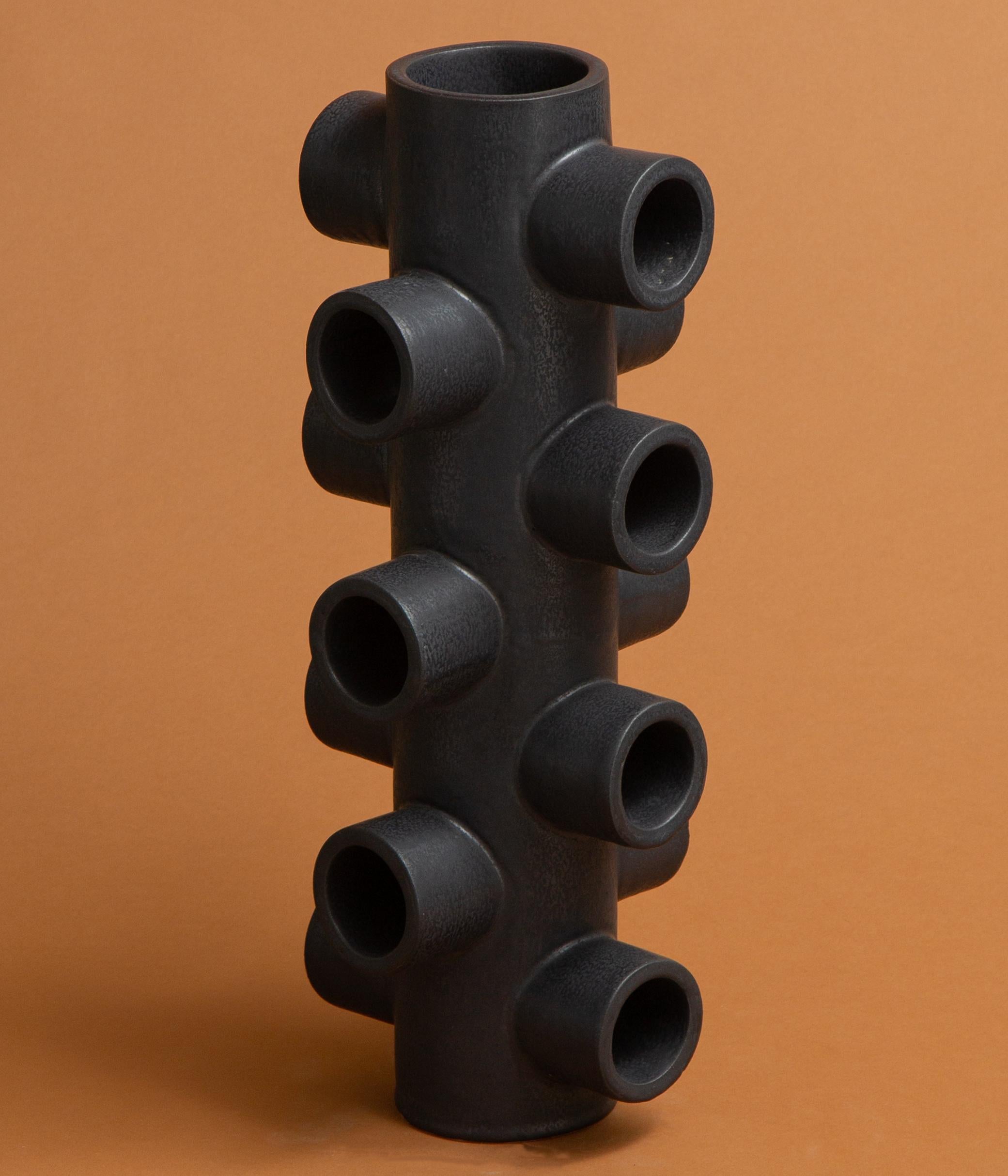 Suédois Contemporary, Black Sculpture by Marie Beckman, In Stock en vente