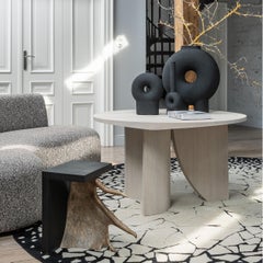 Sgabello / Tavolino Stag T nero contemporaneo di Rick Owens