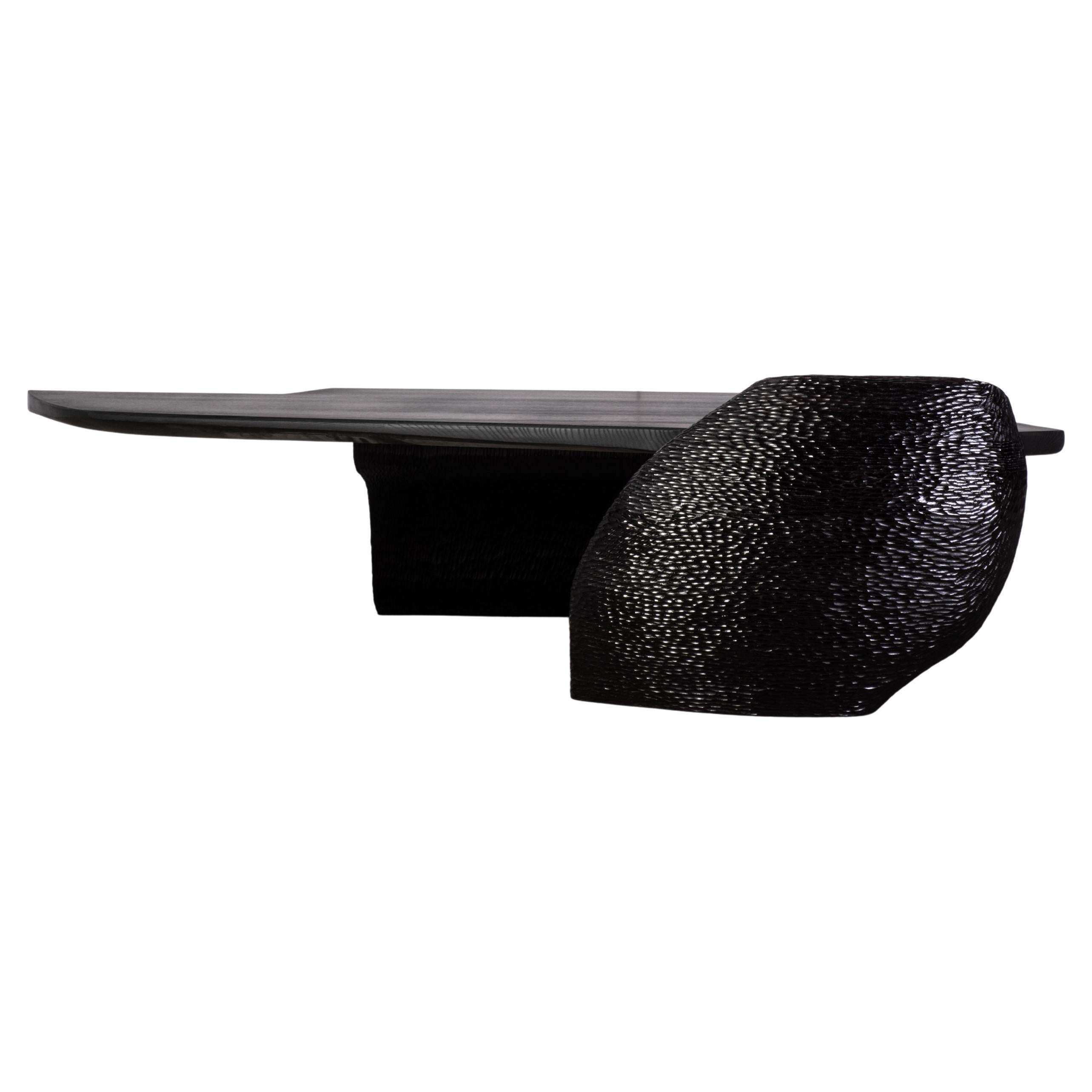 Contemporary Couchtisch aus schwarz gebeizter Esche EM303