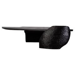Contemporary Black stained ash EM303 coffee table
