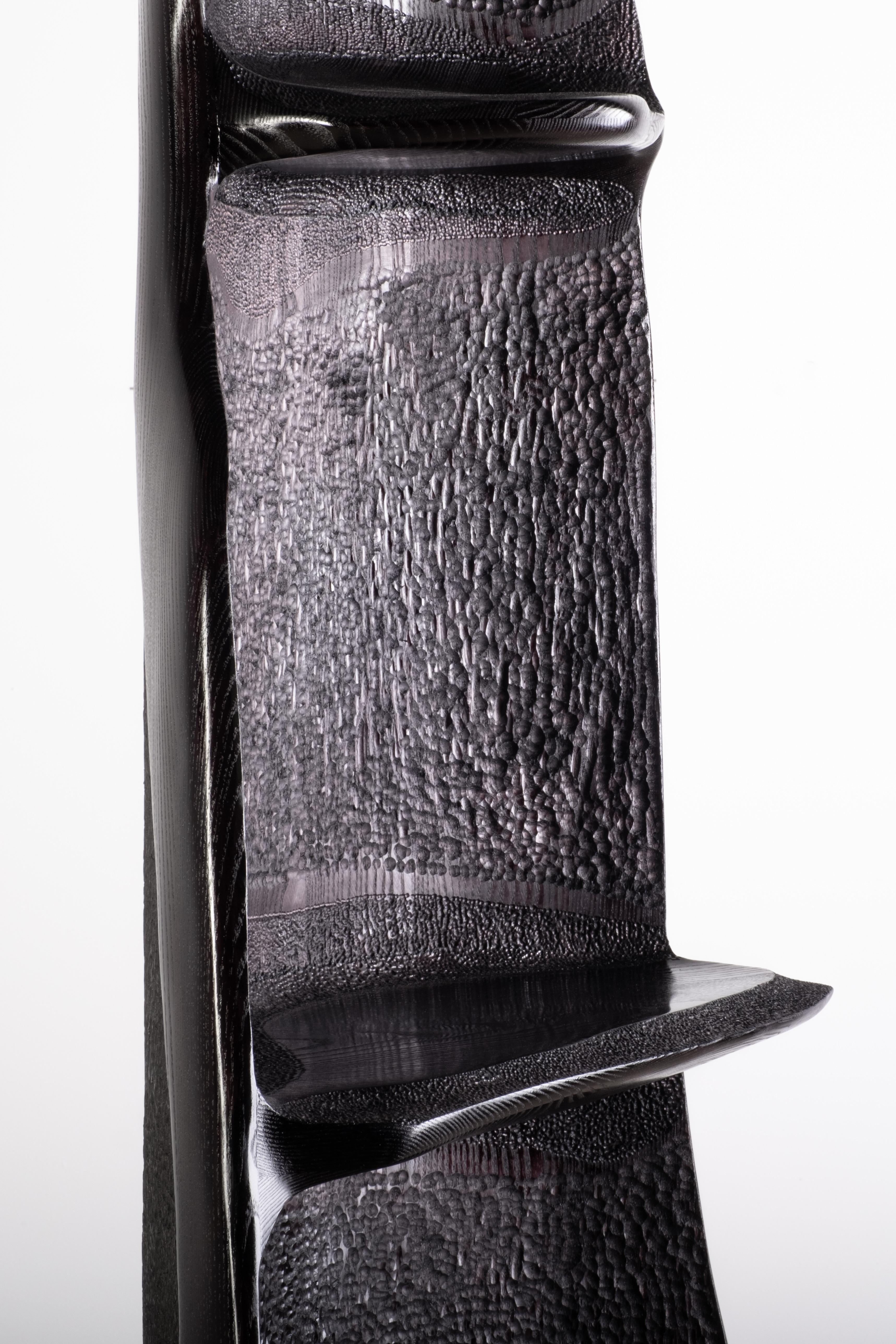 Contemporary Black stained ash EM305 Shelf For Sale 8