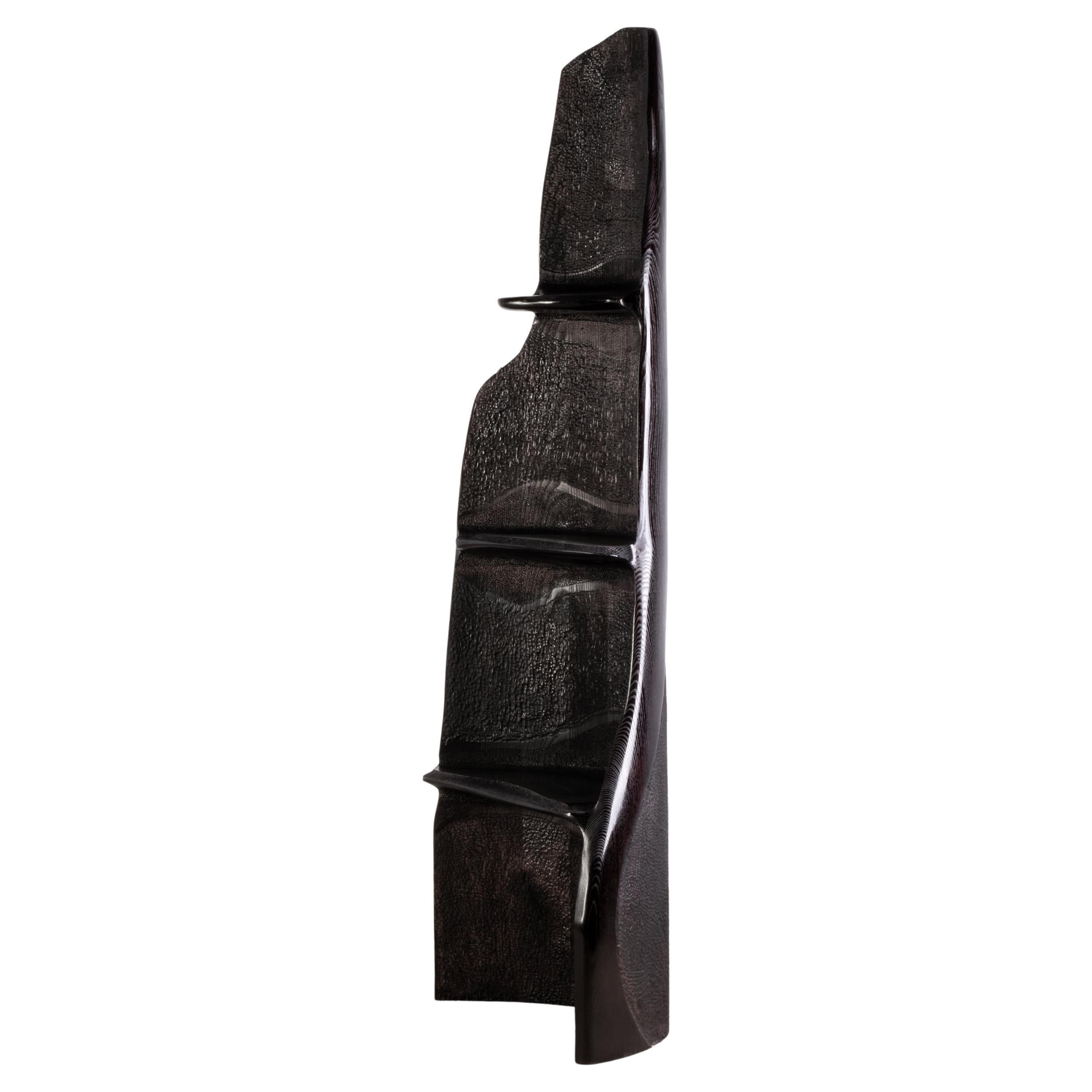 Contemporary Black stained ash EM305 Shelf For Sale