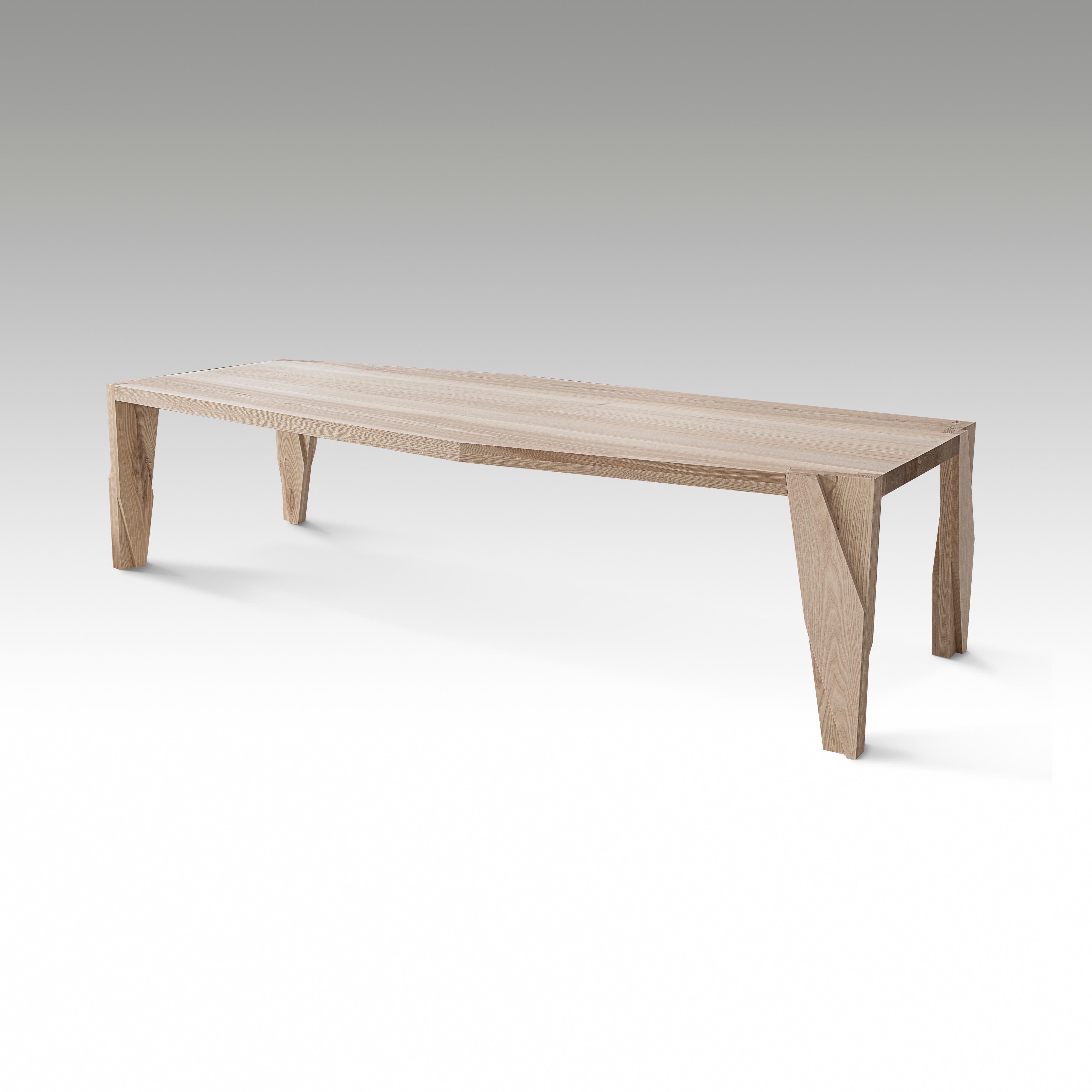 Contemporary Black Wooden 6 Seater Dining Table, Moramour by Adam Court for Okha 9