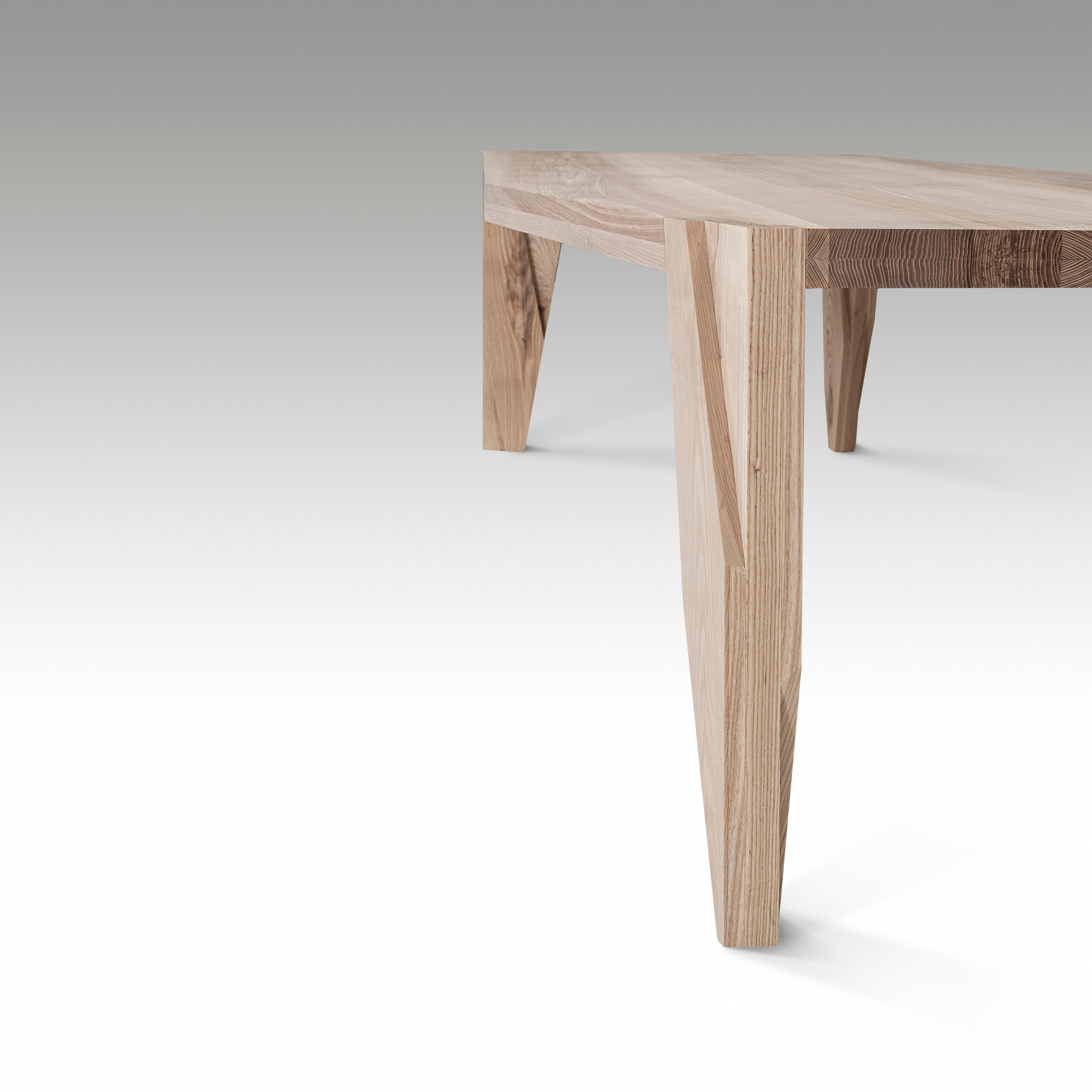 Contemporary Black Wooden 6 Seater Dining Table, Moramour by Adam Court for Okha 12