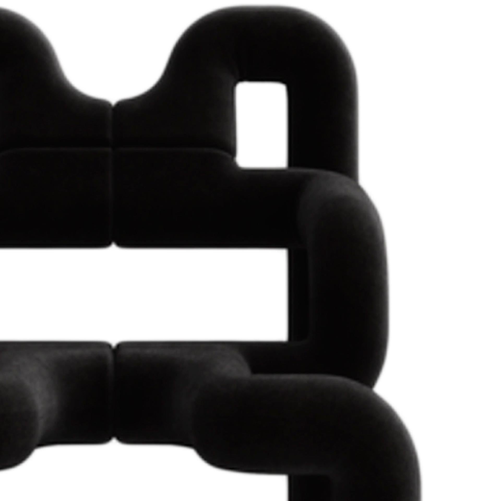 Zeitgenössischer schwarzer Sessel Mod Ekstrem, entworfen von Terje Ekstrom im Angebot 1