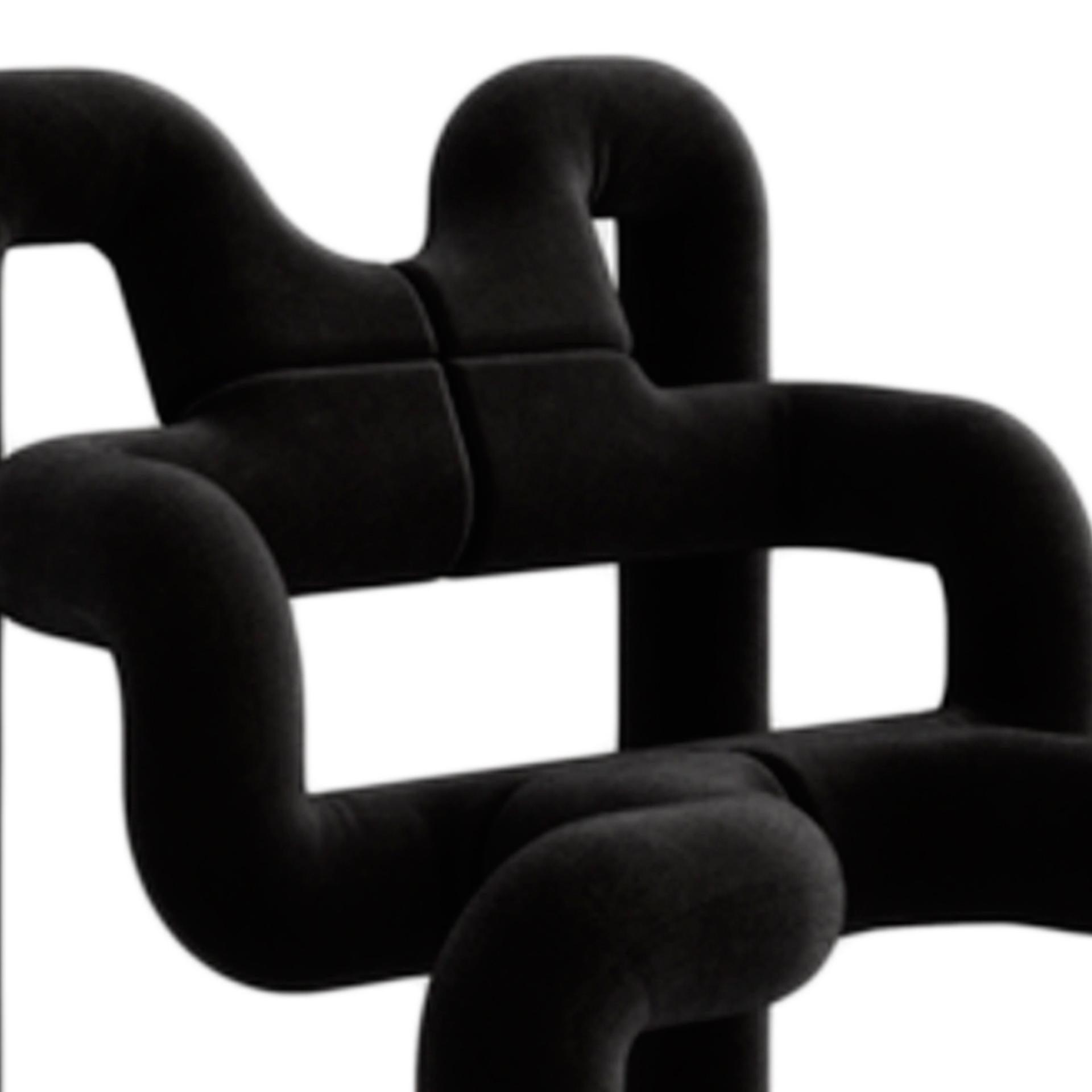 Zeitgenössischer schwarzer Sessel Mod Ekstrem, entworfen von Terje Ekstrom im Angebot 2
