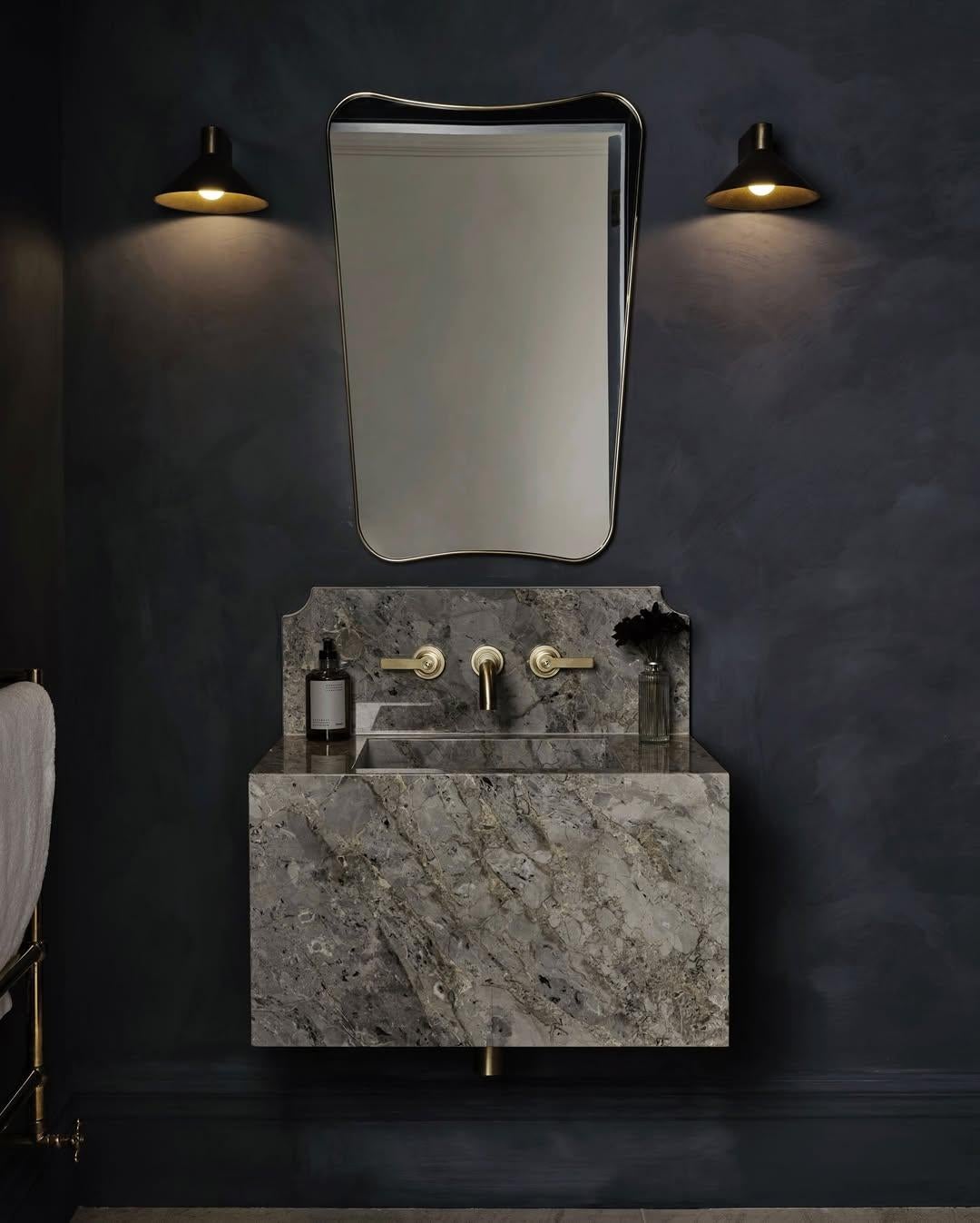 Contemporary Blackened Bronze Conical Wall Light by Henry Wilson For Sale 1