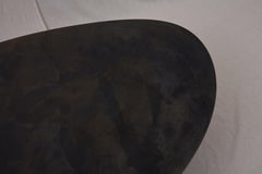 Contemporary Blackened Steel Coffee Table