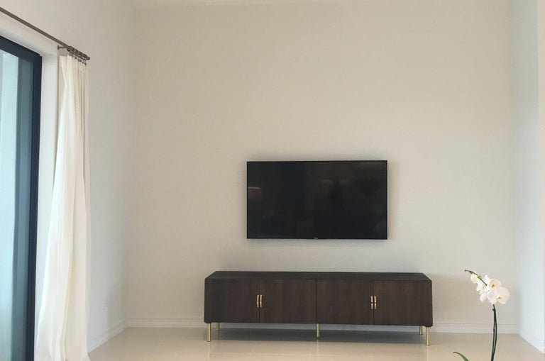 Contemporary Blanda Sideboard Or Credenza With Fine Ash Lacquered Veneer For Sale At 1stdibs