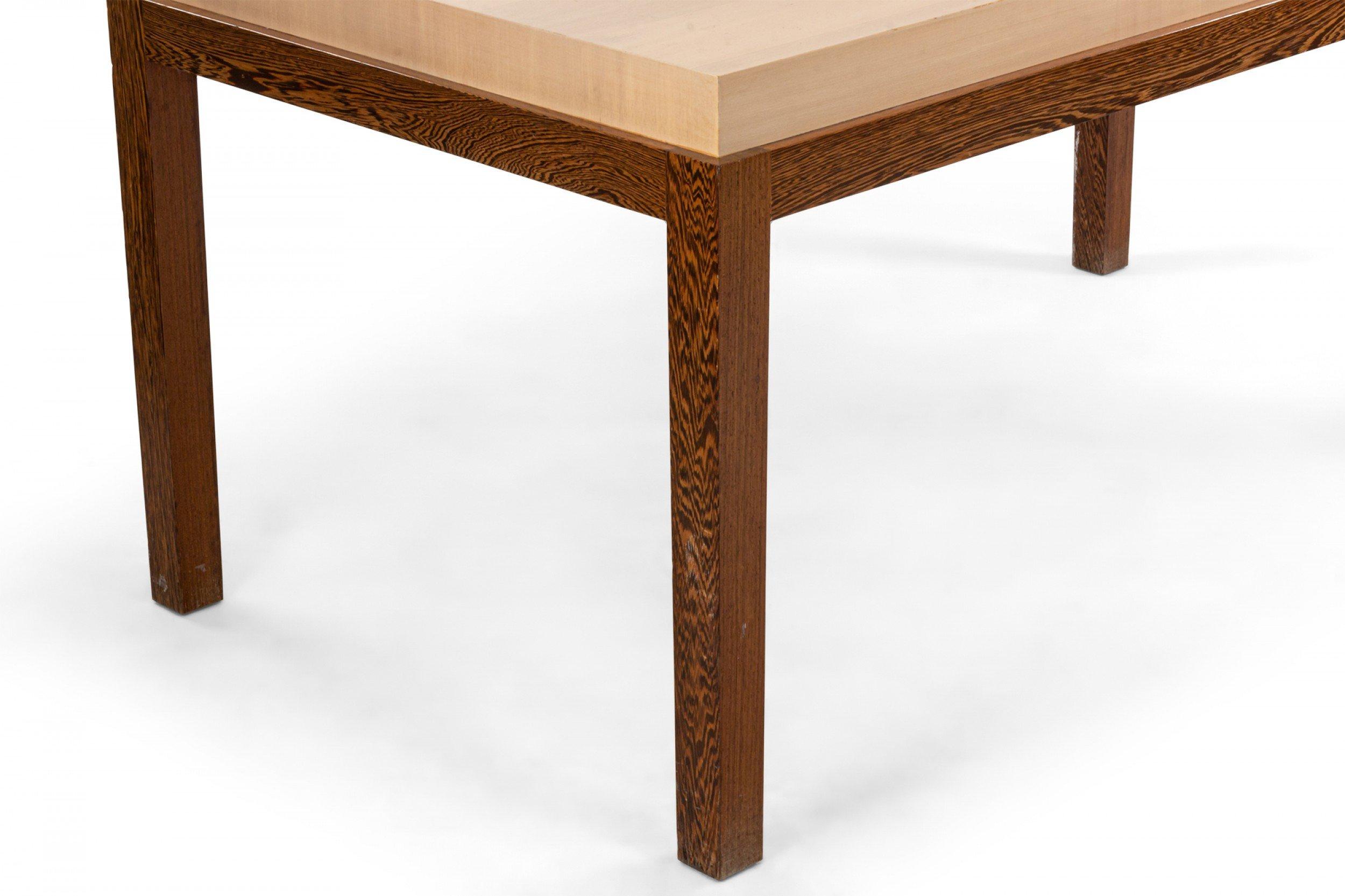 Contemporary Blonde Wood Desk 4