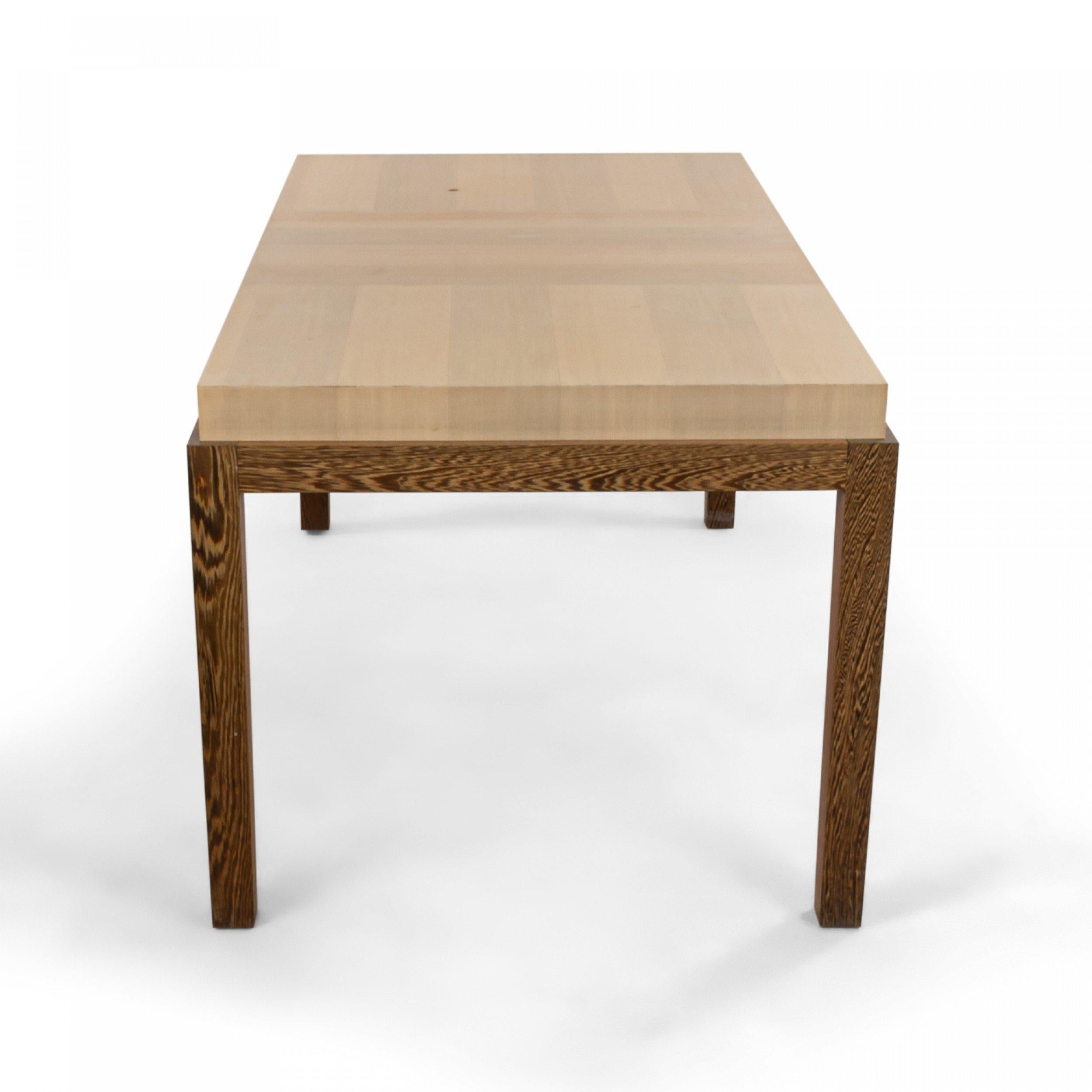 Contemporary Blonde Wood Desk 2