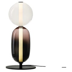 Contemporary Blown Crystal Glass Floor Lamp, Pebbles by Boris Klimek for Bomma