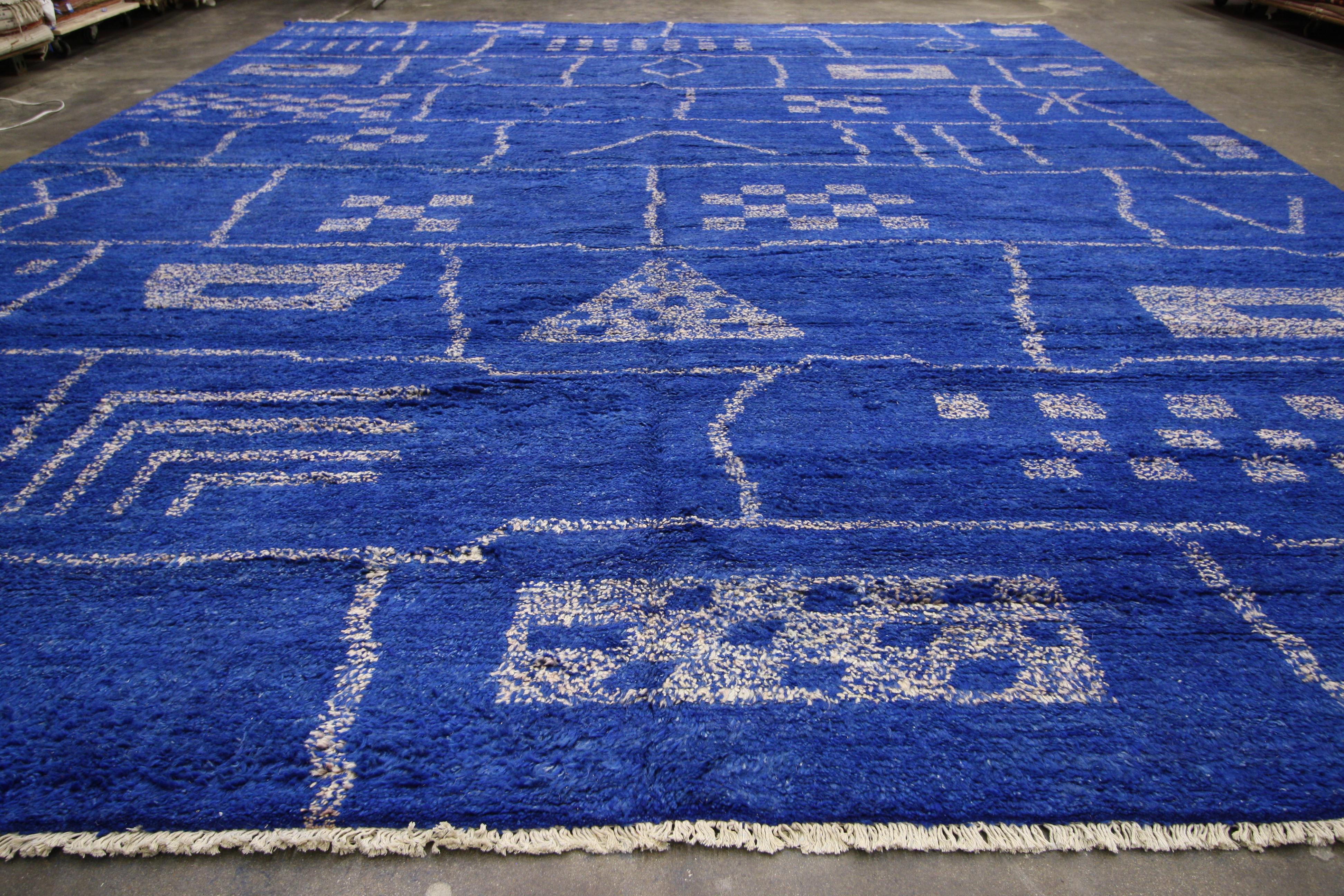 cobalt blue rug