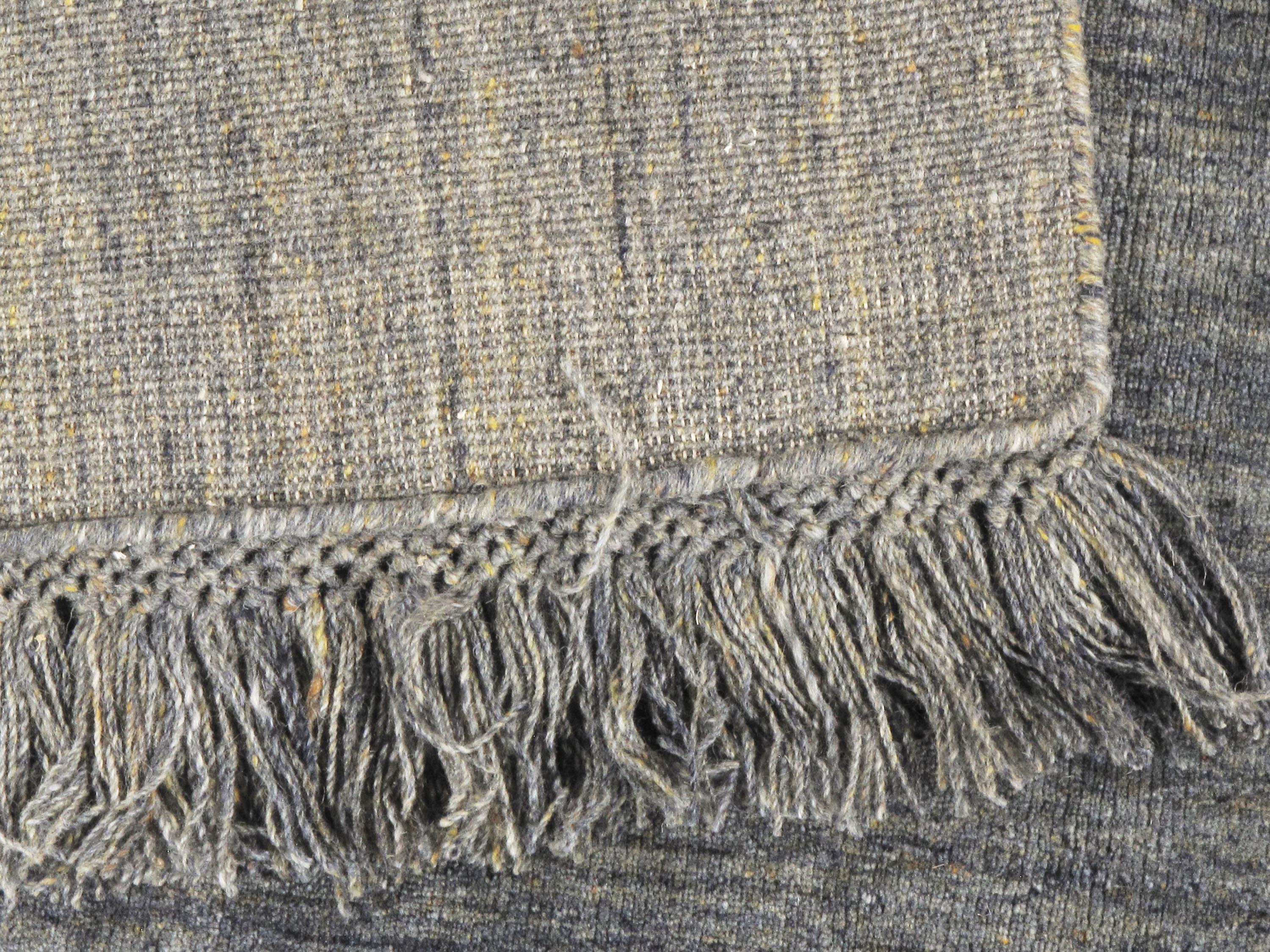 Zeitgenössische Blau Omni Bereich Teppich 4' x 6' (21. Jahrhundert und zeitgenössisch) im Angebot