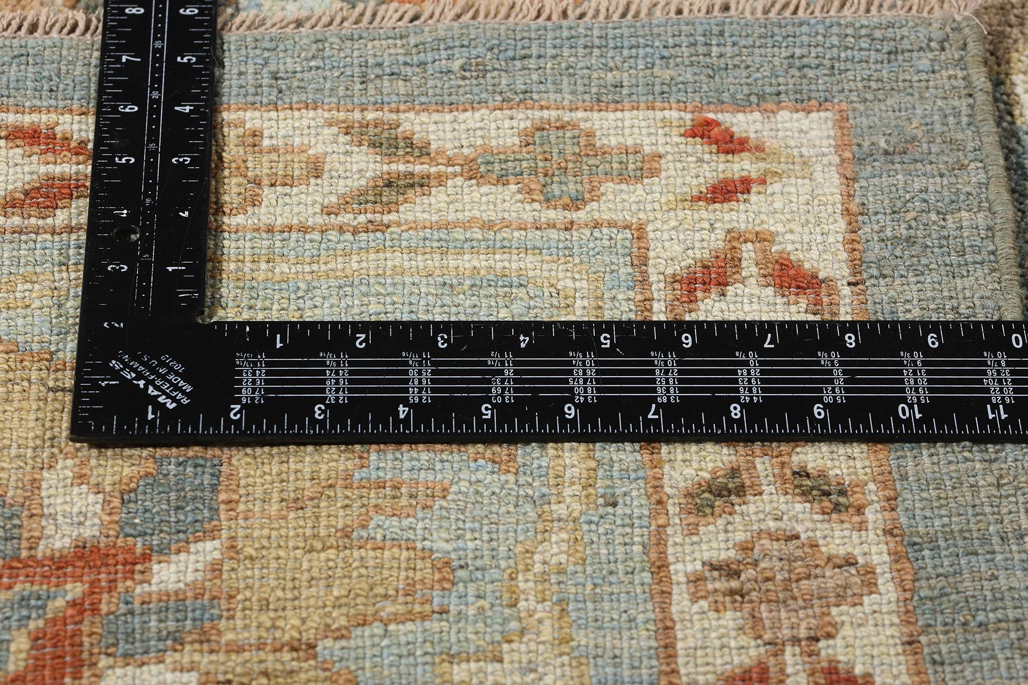 Contemporary Blue Persian Sultanabad Rug im Zustand „Neu“ im Angebot in Dallas, TX