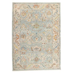 Contemporary Blue Persian Sultanabad Rug