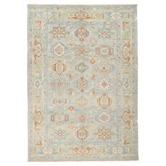 Tappeto persiano Sultanabad Rugs blu contemporaneo