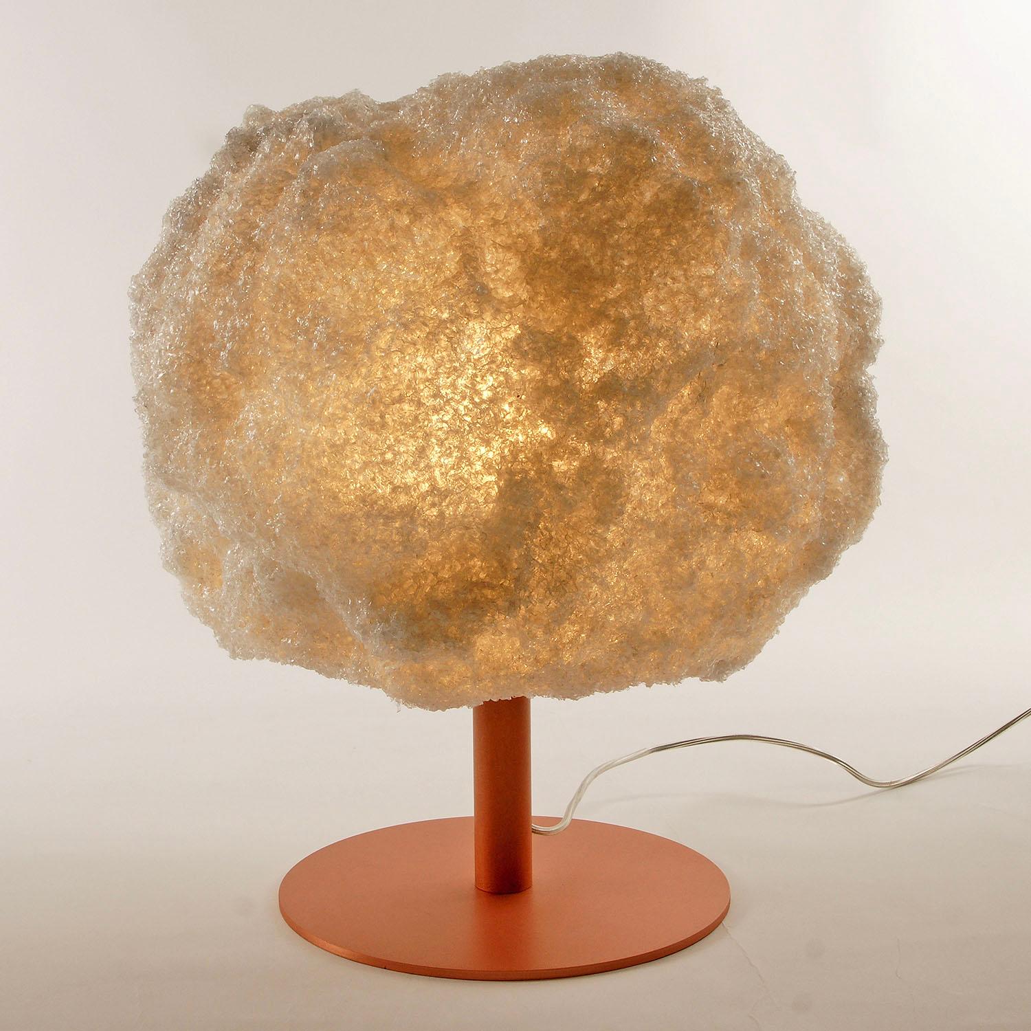 Contemporary Blue Table Lamp, Storm Light Copper by Johannes Hemann In New Condition For Sale In Warsaw, PL