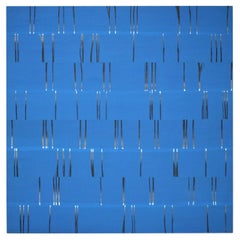 Contemporary Blue Work Art by Juan Sotomayor