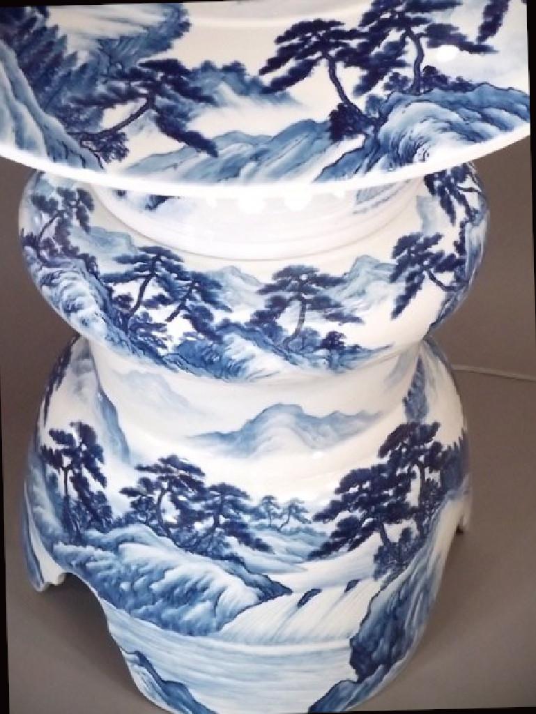 porcelaine japonaise bleue