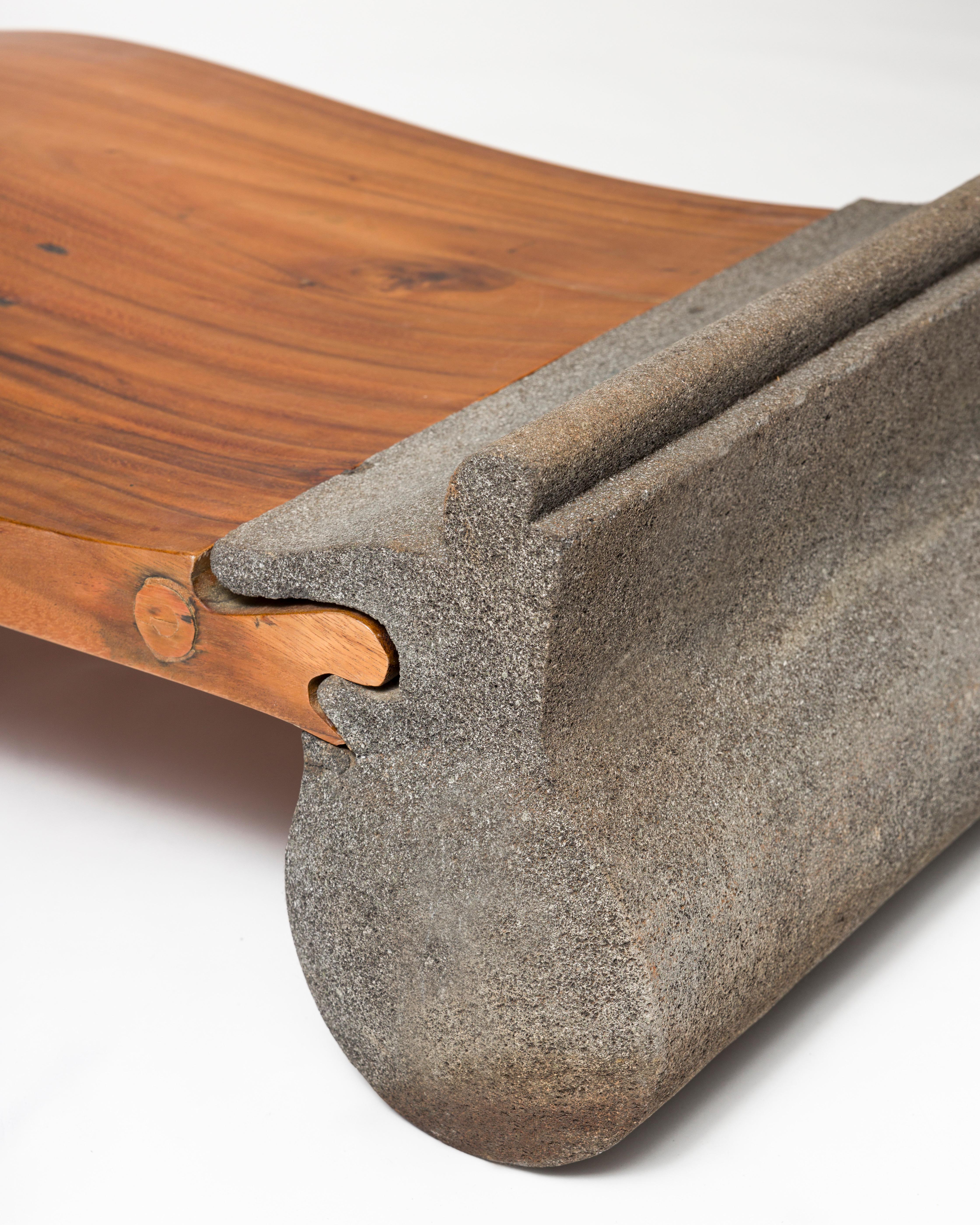 Lettino da giorno Bina in teak, contemporaneo, bohémien e organico In condizioni Nuovo in vendita a 1204, CH