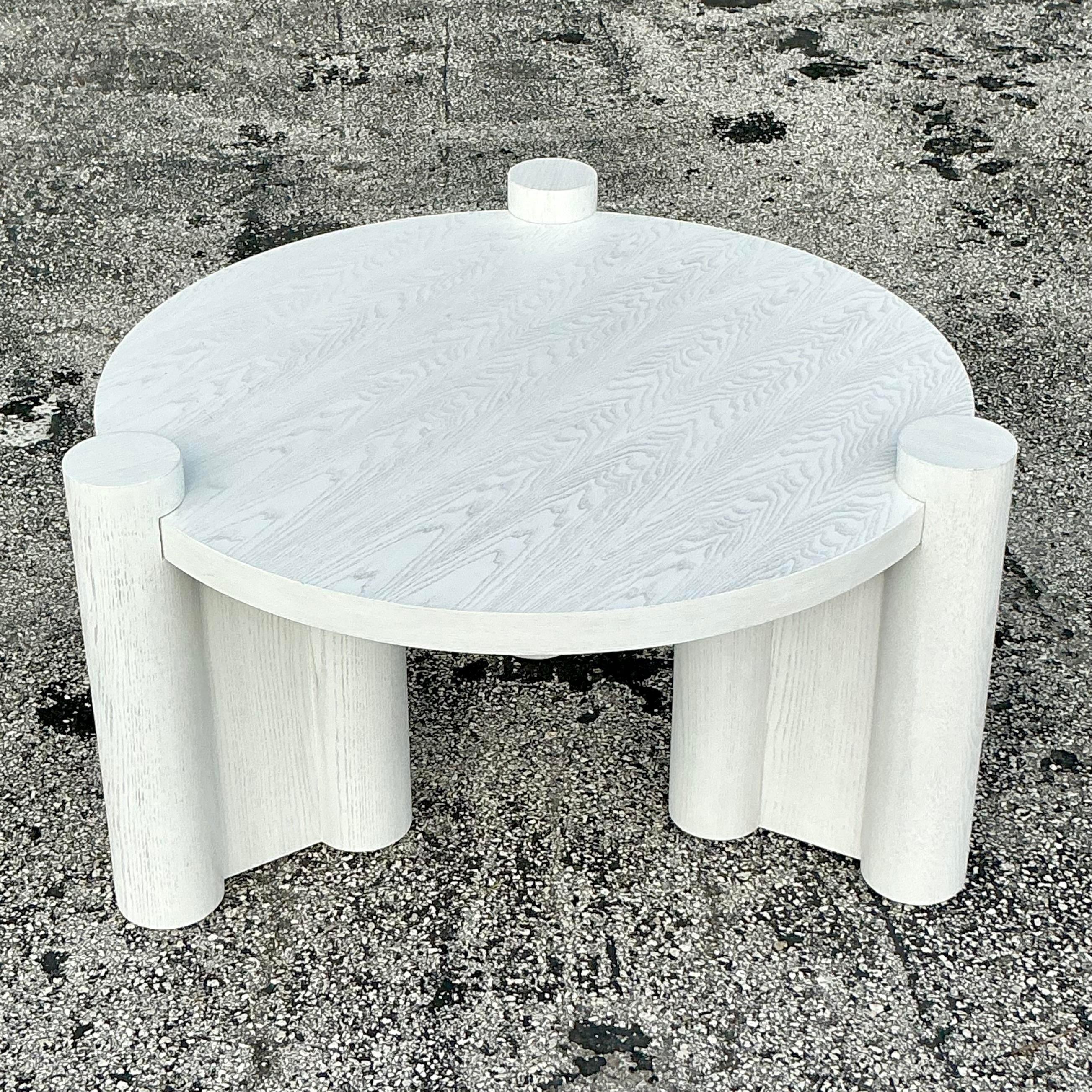 Américain Table basse contemporaine Boho sur mesure en vente