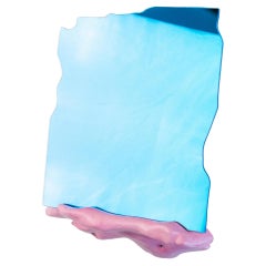 Contemporary Bold Colors Wall Mirror "Object 26, ROSA SAKER" by Gert Wessels