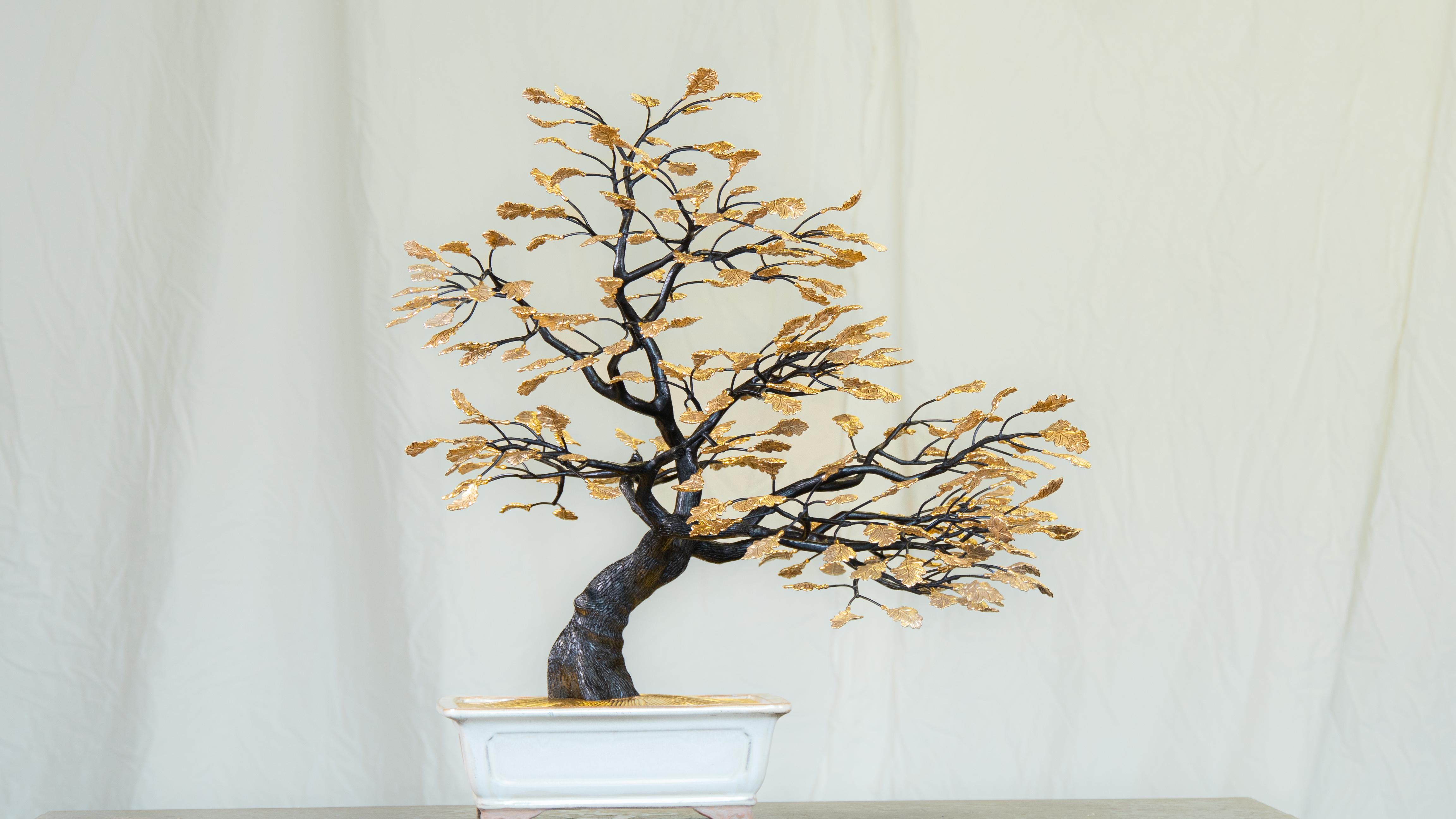 Contemporary Bonsai Tree Sculpture by Pierre Salagnac  In Excellent Condition For Sale In London, GB