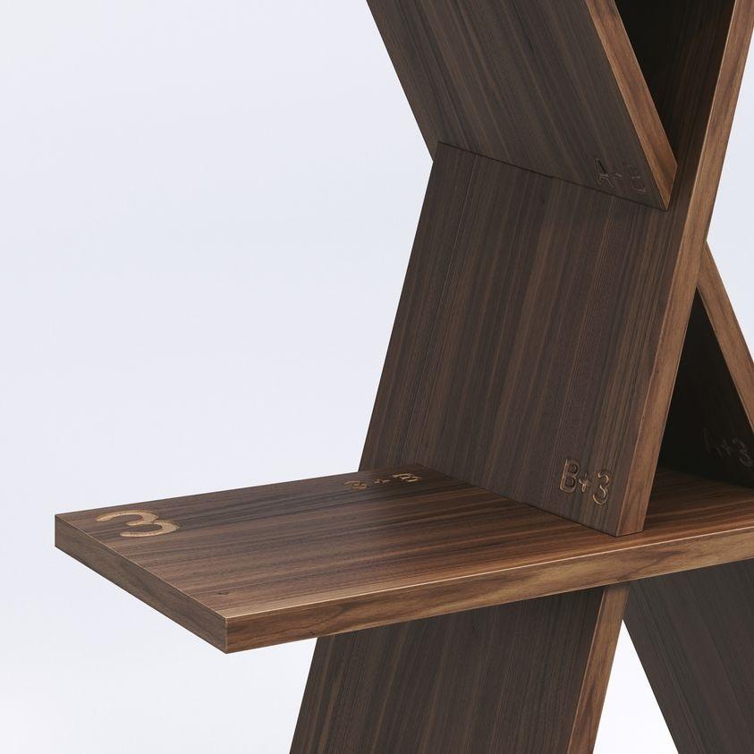 Moderno Libreria contemporanea realizzata in Wood in vendita