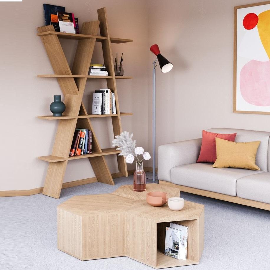 XXI secolo e contemporaneo Libreria contemporanea realizzata in Wood in vendita