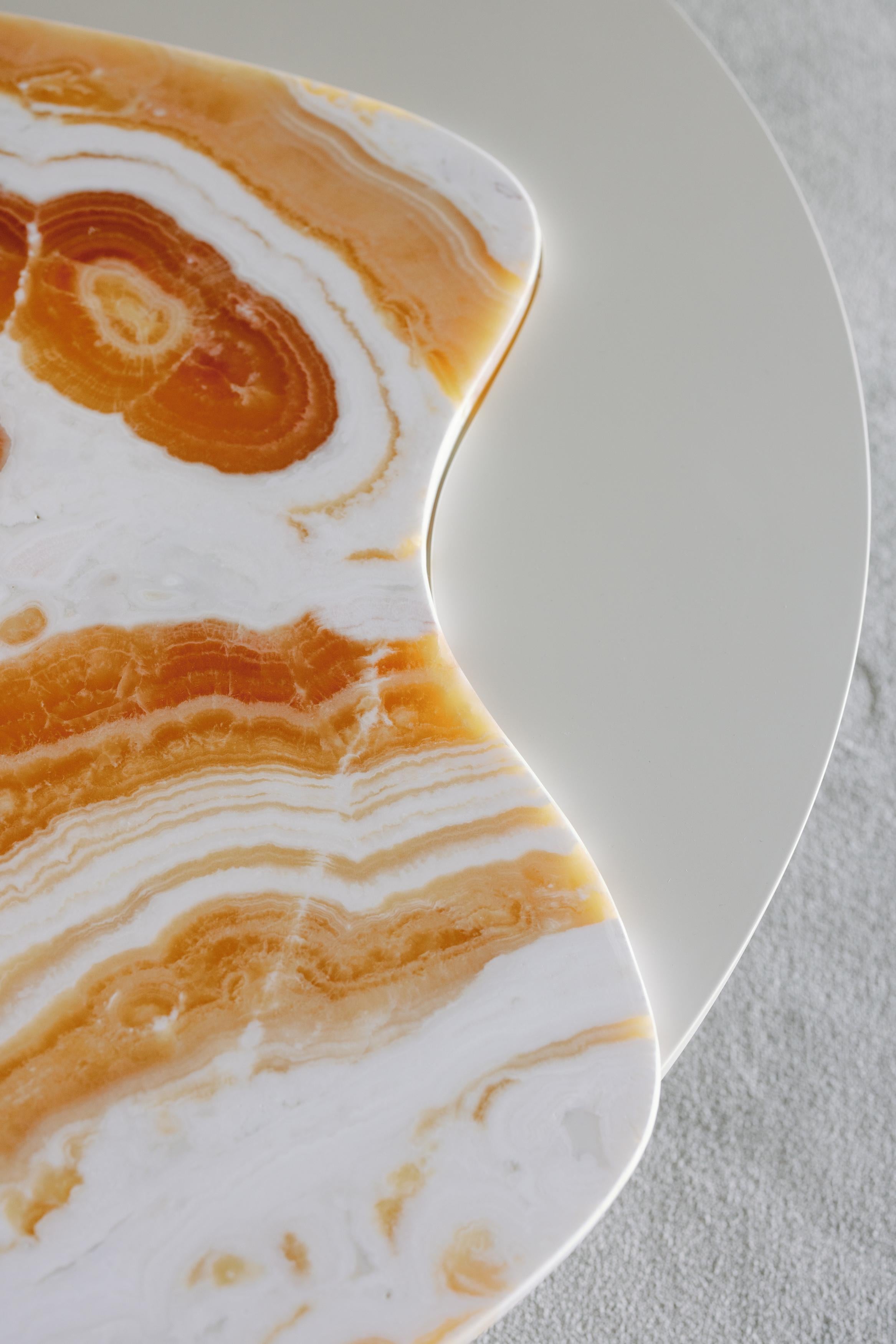 Table basse contemporaine Bordeira, Onyx, fait main au Portugal par Greenapple en vente 8