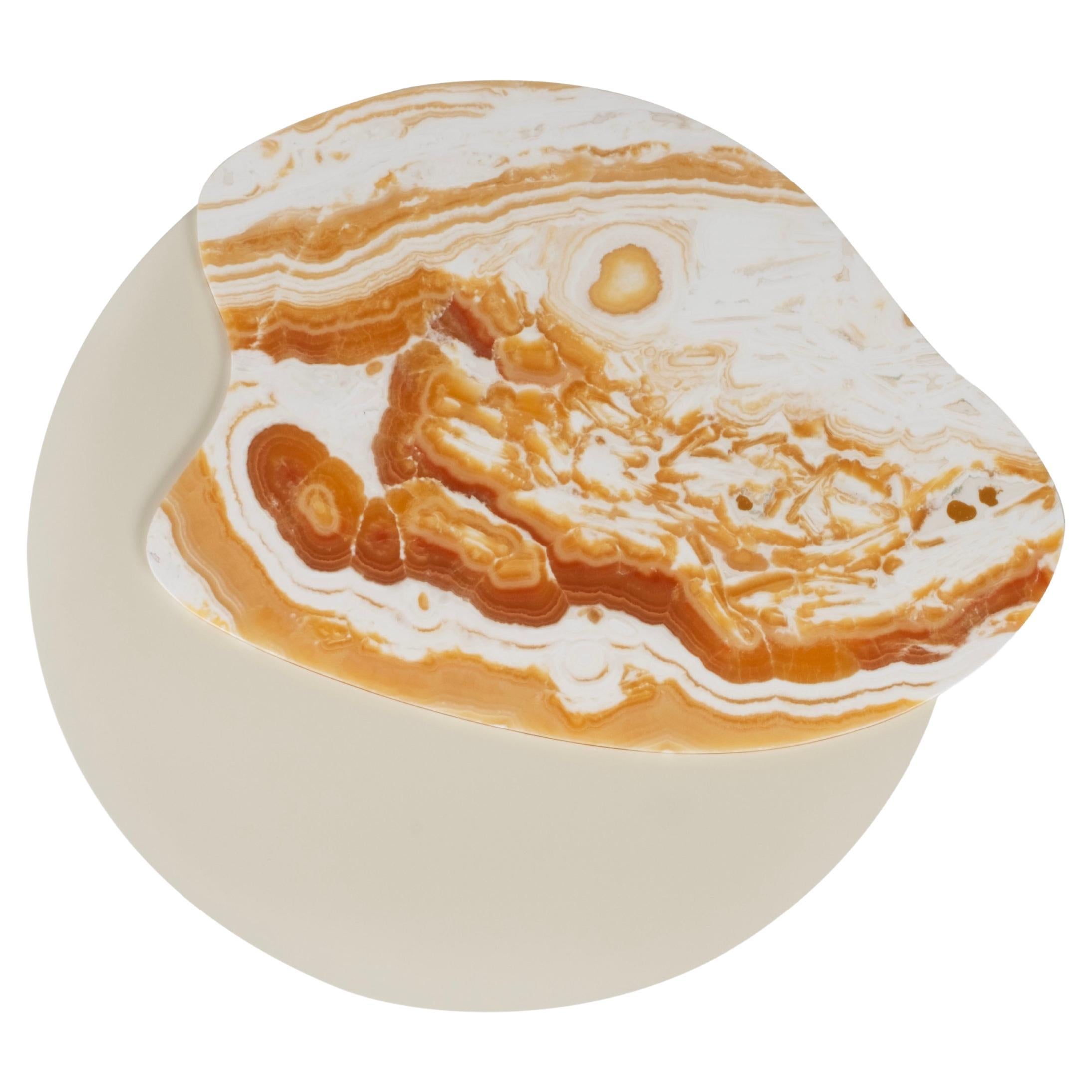 Table basse contemporaine Bordeira, Onyx, fait main au Portugal par Greenapple