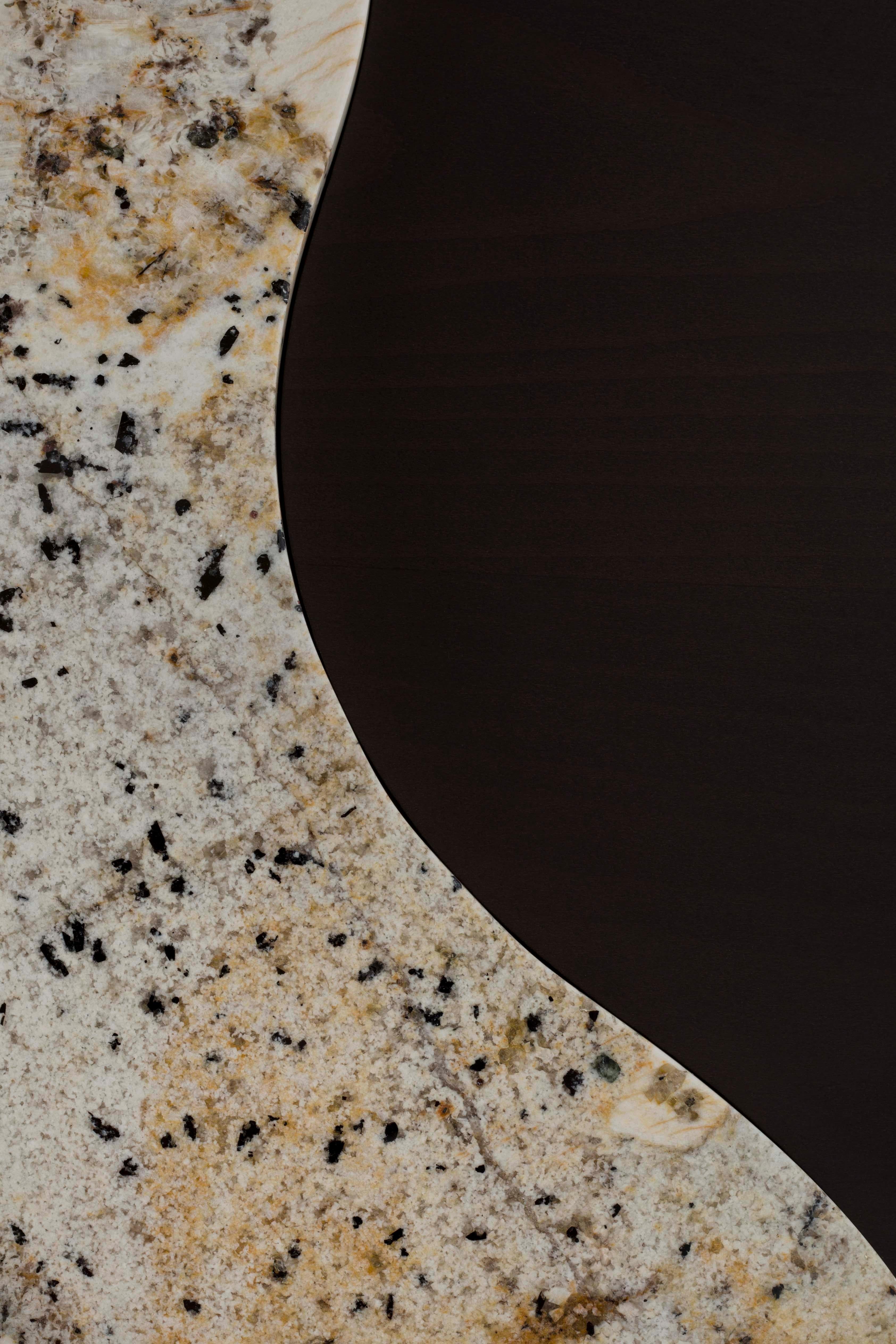 Contemporary Bordeira Coffee Table, Patagonia Stone, Handmade by Greenapple For Sale 2