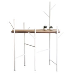 Contemporary Boschetto Console Table in Lacquered Metal and Wood by Giò Belviso
