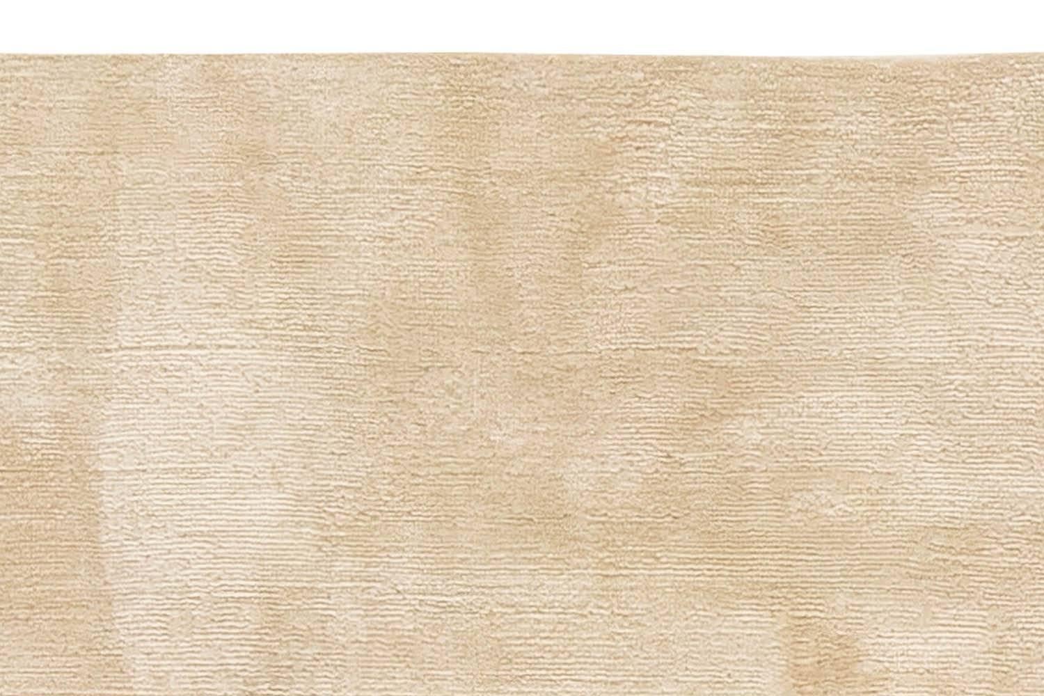 Alfombra de seda contemporánea Botanic Beige de Doris Leslie Blau Moderno en venta