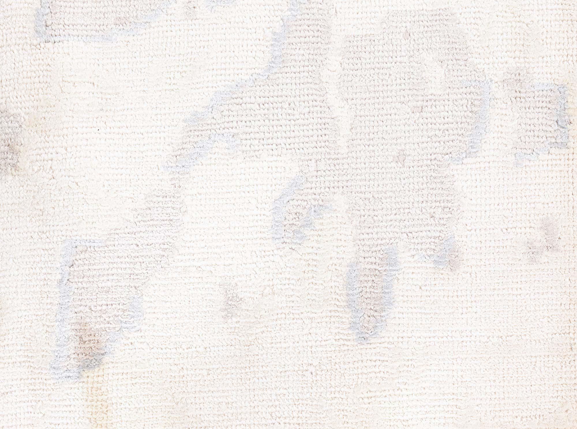 Hand-Knotted Contemporary Botanic Hand Knotted Wool Rug by Doris Leslie Blau For Sale