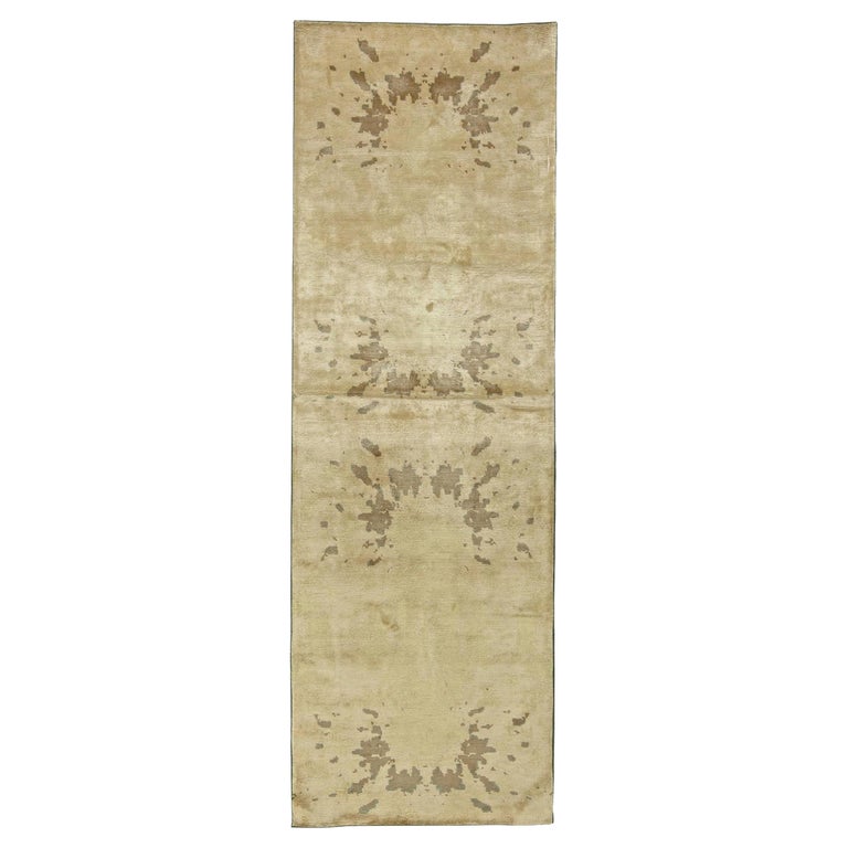 Contemporary Botanic Handmade Silk Rug by Doris Leslie Blau For Sale at ...